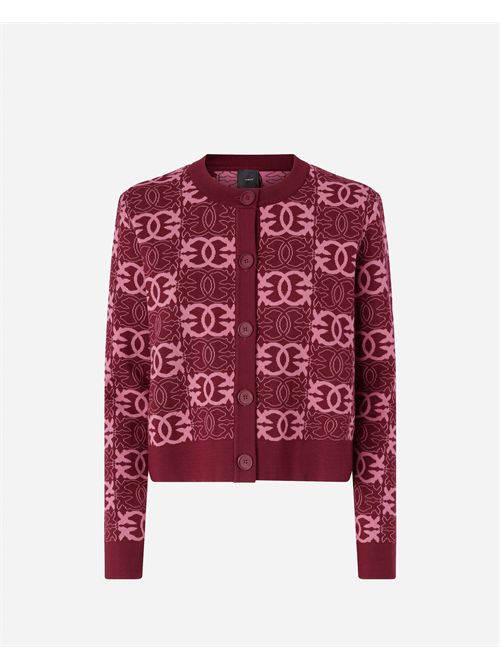 Cardigan con logo Love Birds PINKO | 106043A2YD/RW2